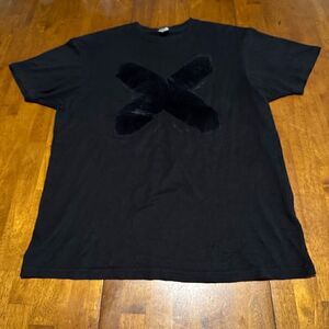 Kevin Hart Graphic T Shirt Irresponsible Tour All Black Felt Logo Size Medium